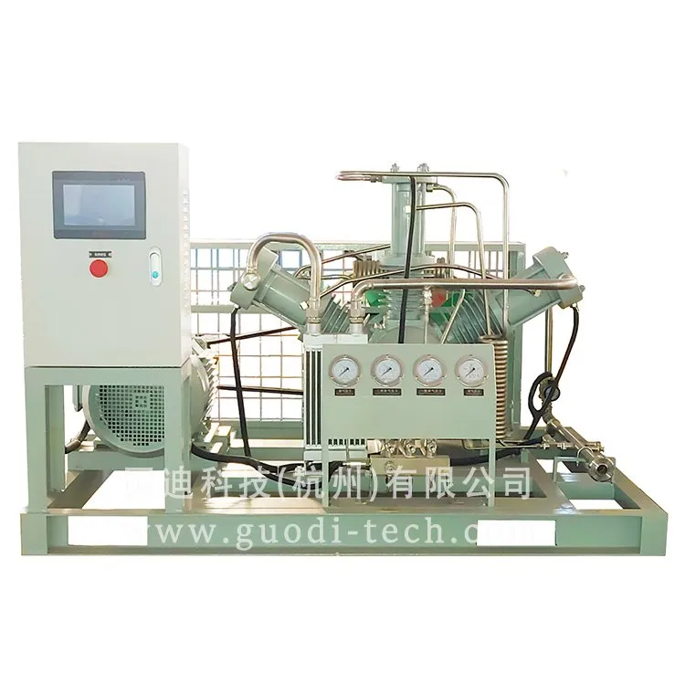 High Pressure Nitrogen Gas Compressor